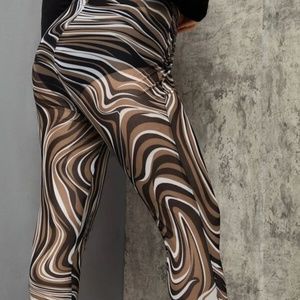 Mesh design leggings